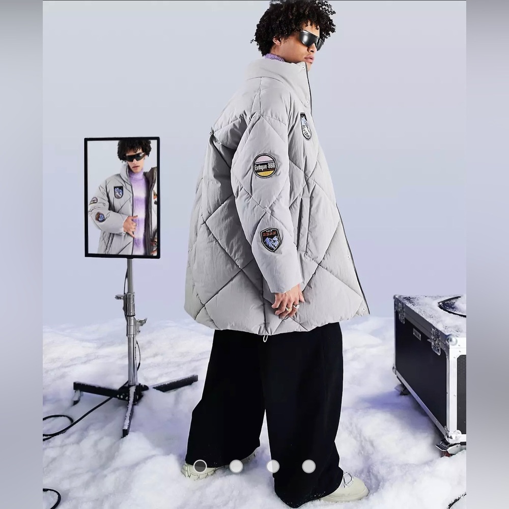 ASOS oversized puffer coat